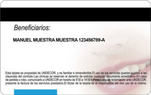 Tarjeta Undecor
